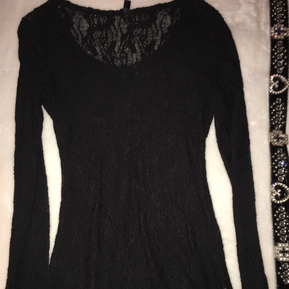 Black lace shirt BUCKLE Brand